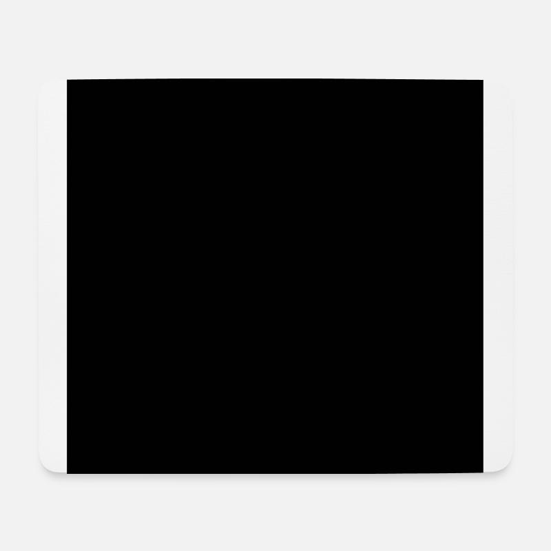 Schwarz, 23 Farben, personalisierbar, einfarbig - Mousepad (Querformat) - Weiß