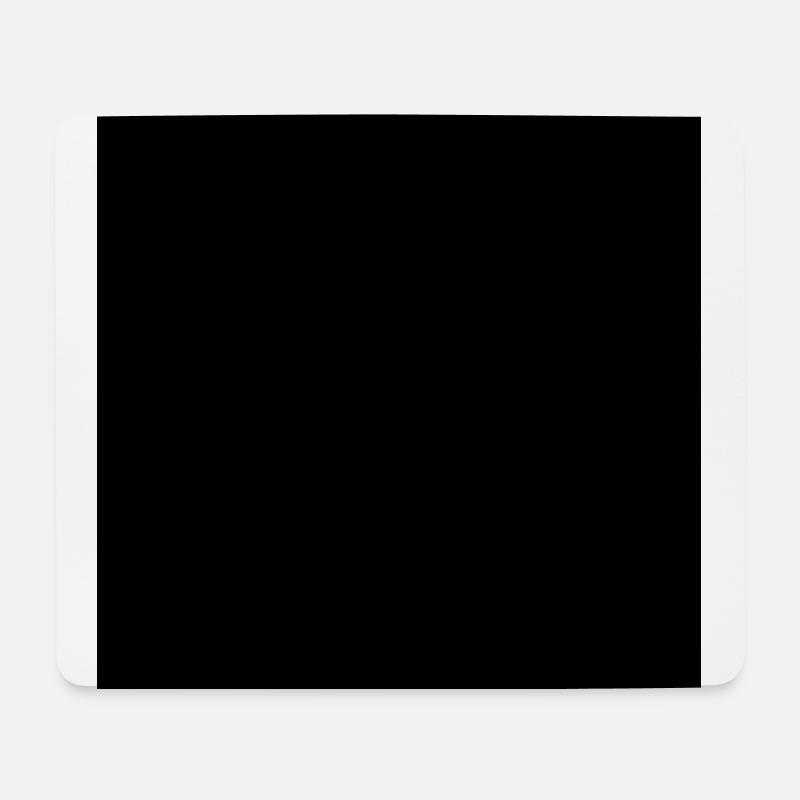 Black background can be personalized - Mouse Pad (horizontal) - white