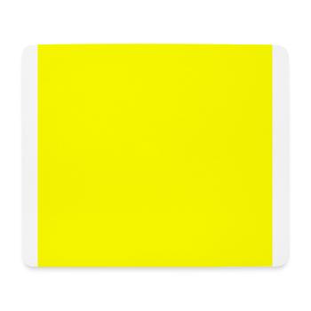 Fond jaune, personnalisable - Tapis de souris (format paysage) - blanc - Devant