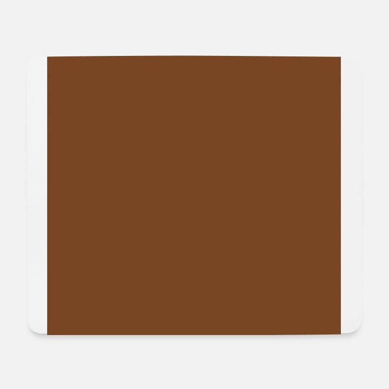 Brown background, customizable - Mouse Pad (horizontal) - white
