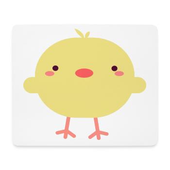 the chick - Mouse Pad (horizontal) - white - Front