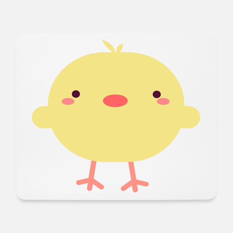 das Küken - Mousepad (Querformat) - Weiß
