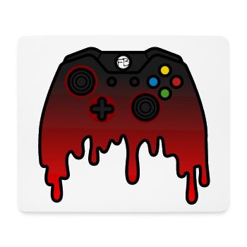 Doom Dripping Controller - Mouse Pad (horizontal) - white - Front