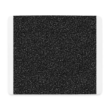 Black Glitter Stars Pattern - Mouse Pad (horizontal) - white - Front