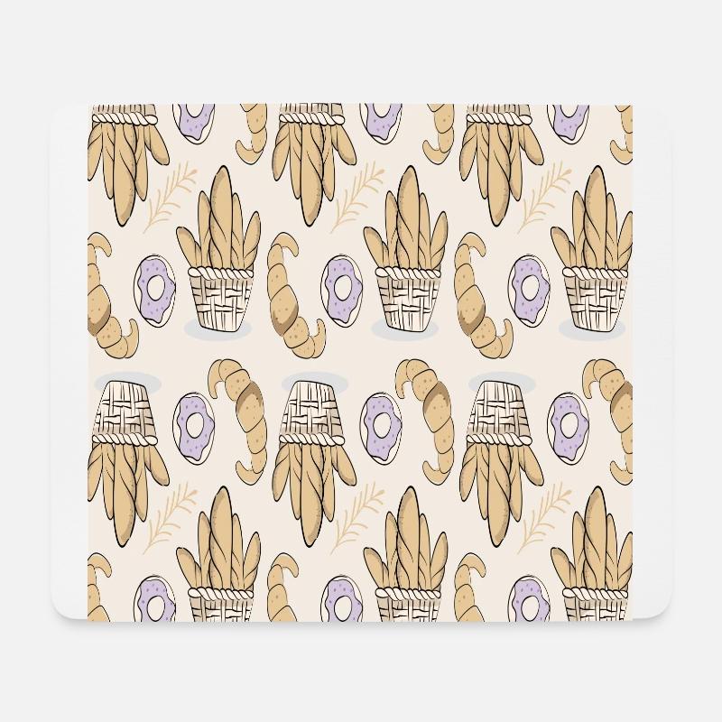 Bäcker Geschenk Backwaren Backen Bäckerei - Mousepad (Querformat) - Weiß