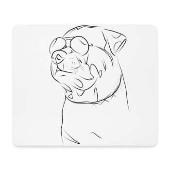 Rottweiler - Mousepad (Querformat) - Weiß - Vorne