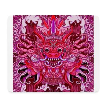 pink bali - Mouse Pad (horizontal) - white - Front
