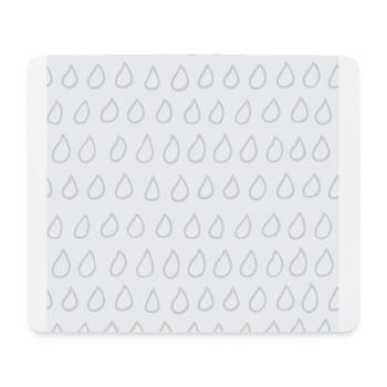 Minimal Scandinavian Nordic Waterdrops Pattern - Mouse Pad (horizontal) - white - Front