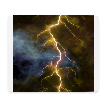 Lightning - Mouse Pad (horizontal) - white - Front