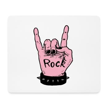 ROCK! - Mouse Pad (horizontal) - white - Front