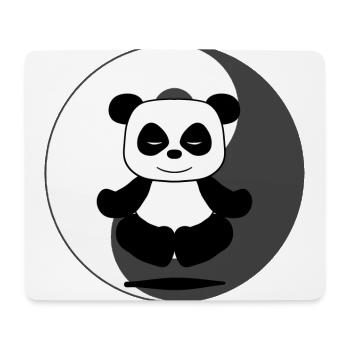 Panda - Mousepad (Querformat) - Weiß - Vorne