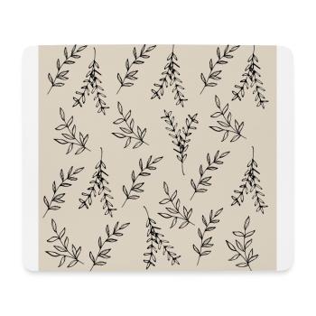 branches pattern - Mouse Pad (horizontal) - white - Front