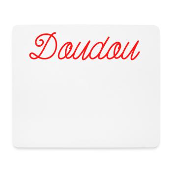 DOUdou Geschenk-Idee Zubehör und Tshirt - Mousepad (Querformat) - Weiß - Vorne