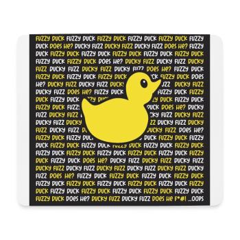 Fuzzy Duck, Ducky Fuzz, Design von Trinkspielen - Mousepad (Querformat) - Weiß - Vorne
