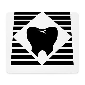 Dentiste - Tapis de souris (format paysage) - blanc - Devant