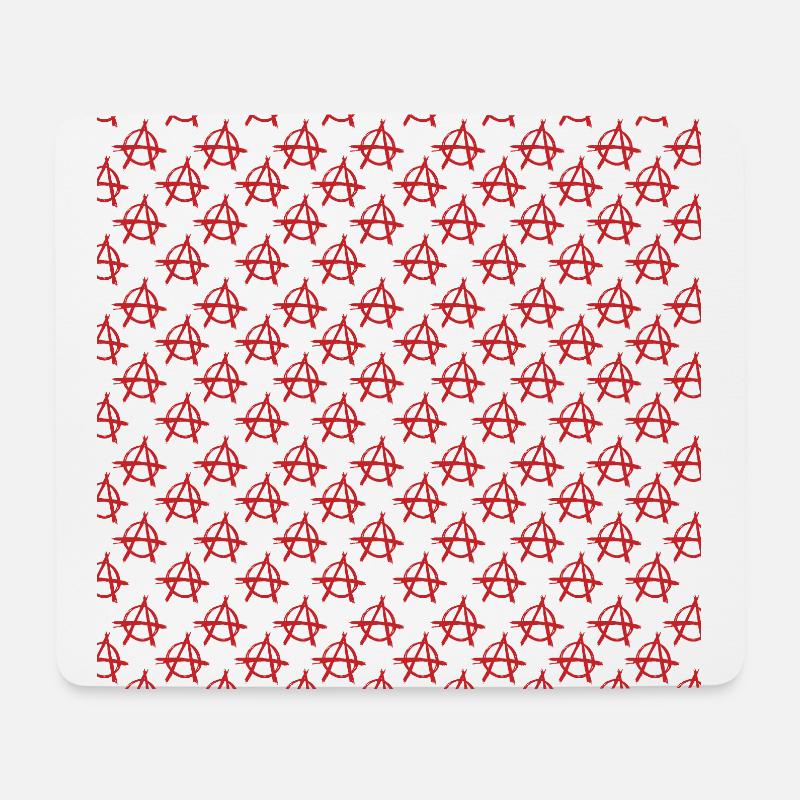 Anarchy - Mousepad (Querformat) - Weiß