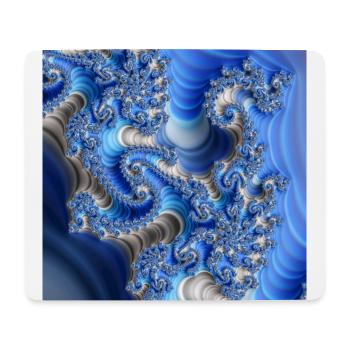 Fractal #X38 - Mouse Pad (horizontal) - white - Front