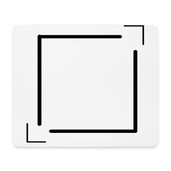 Lines Frame with Corners Decoration Gift - Mouse Pad (horizontal) - white - Front