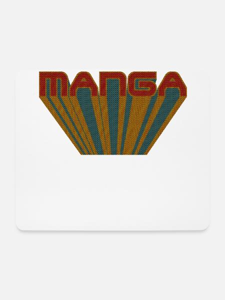 manga - Mouse Pad (horizontal) - white