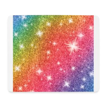 Regenbogen, bunte Design Geschenk für Frauen & Mädchen - Mousepad (Querformat) - Weiß - Vorne
