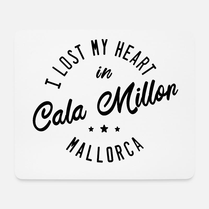 Cala Millor Mallorca - Mousepad (Querformat) - Weiß