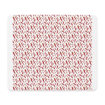 Cornicello porte-bonheur napolitain. - Tapis de souris (format paysage) - blanc - Devant