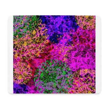 Floral abstraction - Mouse Pad (horizontal) - white - Front