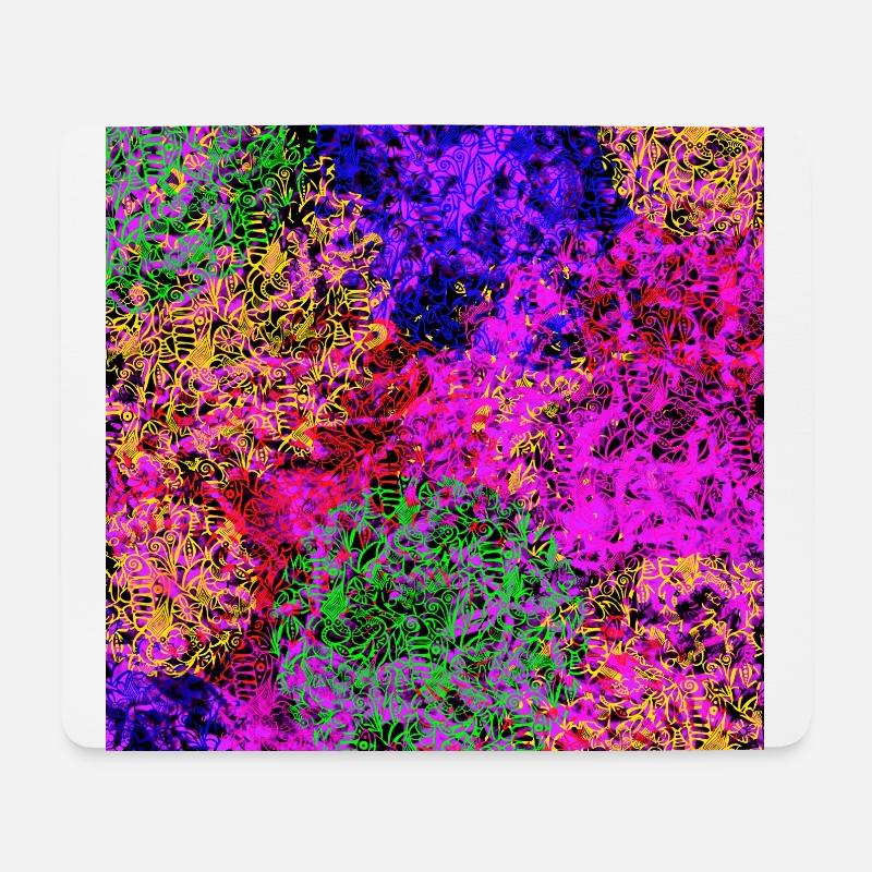 Floral abstraction - Mouse Pad (horizontal) - white