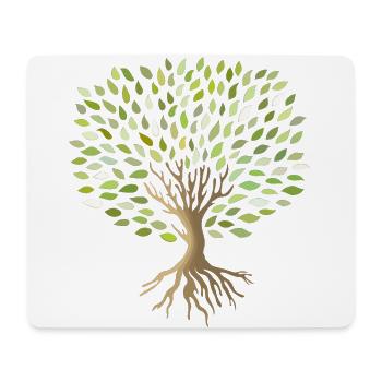 Tree - Mouse Pad (horizontal) - white - Front
