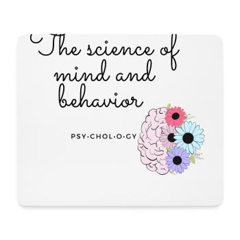 Psychology - Mouse Pad (horizontal) - white - Front