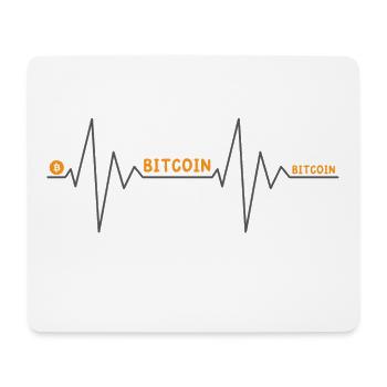 Bitcoin - Mousepad (Querformat) - Weiß - Vorne