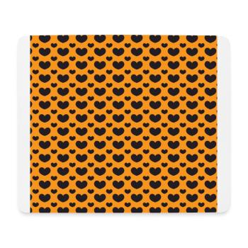buntes Mousepad colorful mouse pad heart pattern - Mouse Pad (horizontal) - white - Front