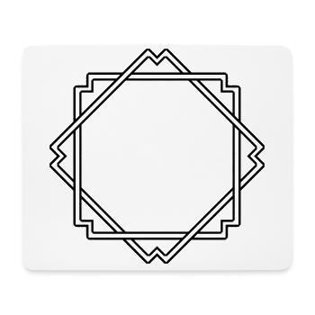 Colorful Square Frame Decoration - Mouse Pad (horizontal) - white - Front