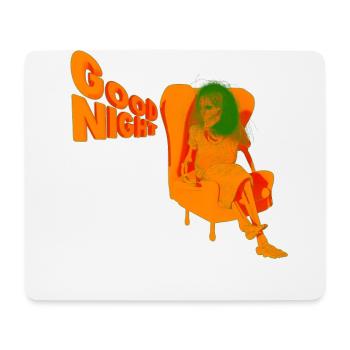 GOOD NIGHT - Mouse Pad (horizontal) - white - Front