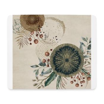 Green Art Deco 2 - Mouse Pad (horizontal) - white - Front