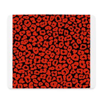 Peau d'animal avec style de couleur africaine - Tapis de souris (format paysage) - blanc - Devant