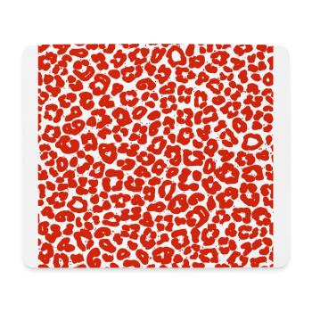 Peau d'animal avec style de couleur africaine - Tapis de souris (format paysage) - blanc - Devant