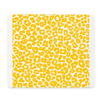Peau d'animal avec style de couleur africaine - Tapis de souris (format paysage) - blanc - Devant