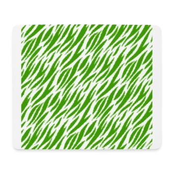 Peau d'animal avec style de couleur africaine - Tapis de souris (format paysage) - blanc - Devant