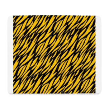 Peau d'animal avec style de couleur africaine - Tapis de souris (format paysage) - blanc - Devant