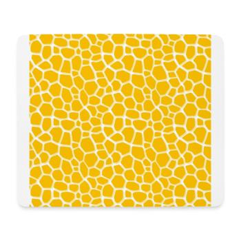 Peau d'animal avec style de couleur africaine - Tapis de souris (format paysage) - blanc - Devant