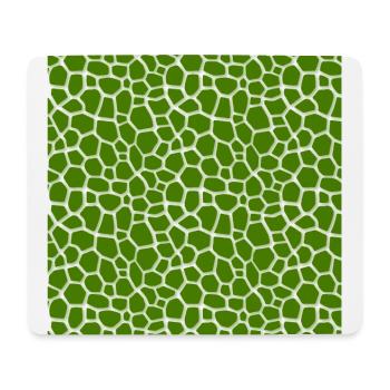 Peau d'animal avec style de couleur africaine - Tapis de souris (format paysage) - blanc - Devant