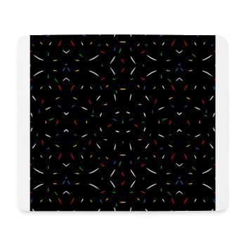 Motifs africains aux couleurs africaines - Tapis de souris (format paysage) - blanc - Devant