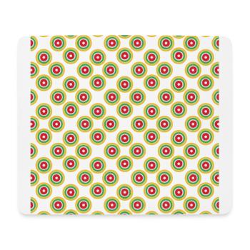 Motifs africains aux couleurs africaines - Tapis de souris (format paysage) - blanc - Devant
