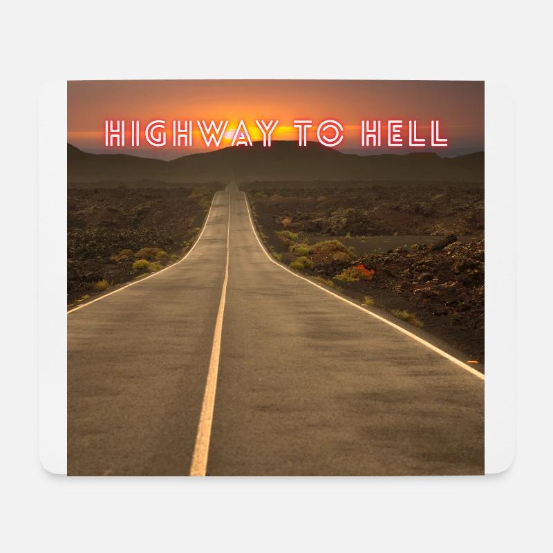 Highway to Hell - Mouse Pad (horizontal) - white