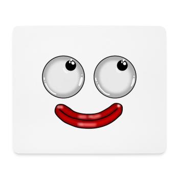 comic Augen - Mousepad (Querformat) - Weiß - Vorne