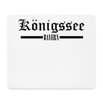 königsee bayern - Mousepad (Querformat) - Weiß - Vorne