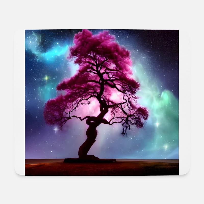 Arbre mystique - Tapis de souris (format paysage) - blanc