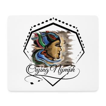 Fantasy Nymphe Regenbogenhaar - Mousepad (Querformat) - Weiß - Vorne