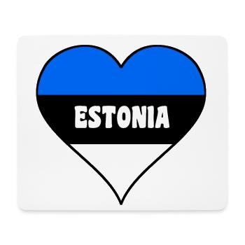 estonia - Mousepad (Querformat) - Weiß - Vorne